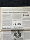 Vintage 200 Feminist Newspaper, Womens Voice Third Wave Feminism, Gifts for Wife Mother, Feminist Gifts, Female Empowerment, Feminist Art