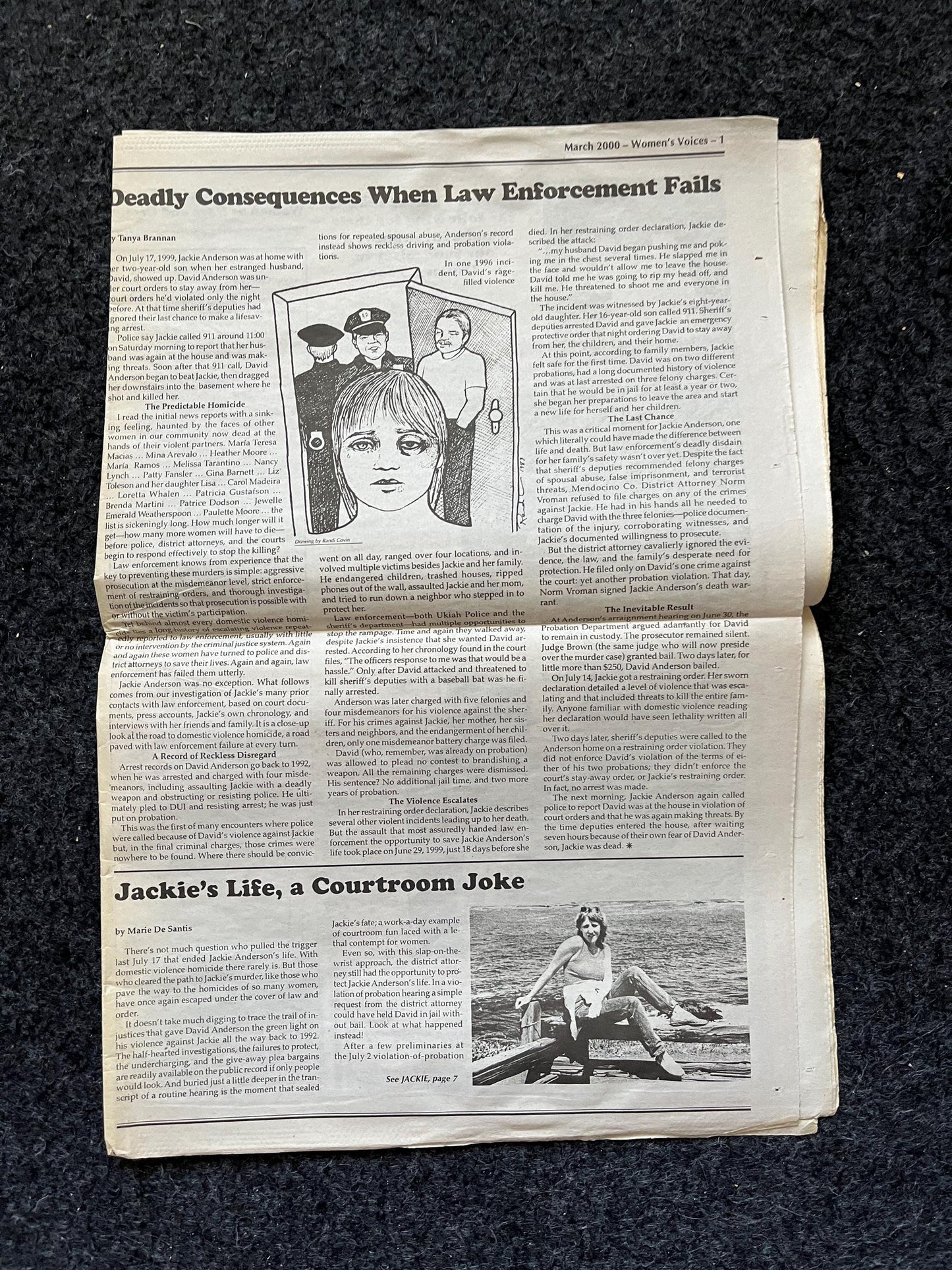 Vintage Y2K Feminist Newspaper, Womens Voice Third Wave Feminism, Gifts for Wife Mother, Feminist Gifts, Female Empowerment, Feminist Art