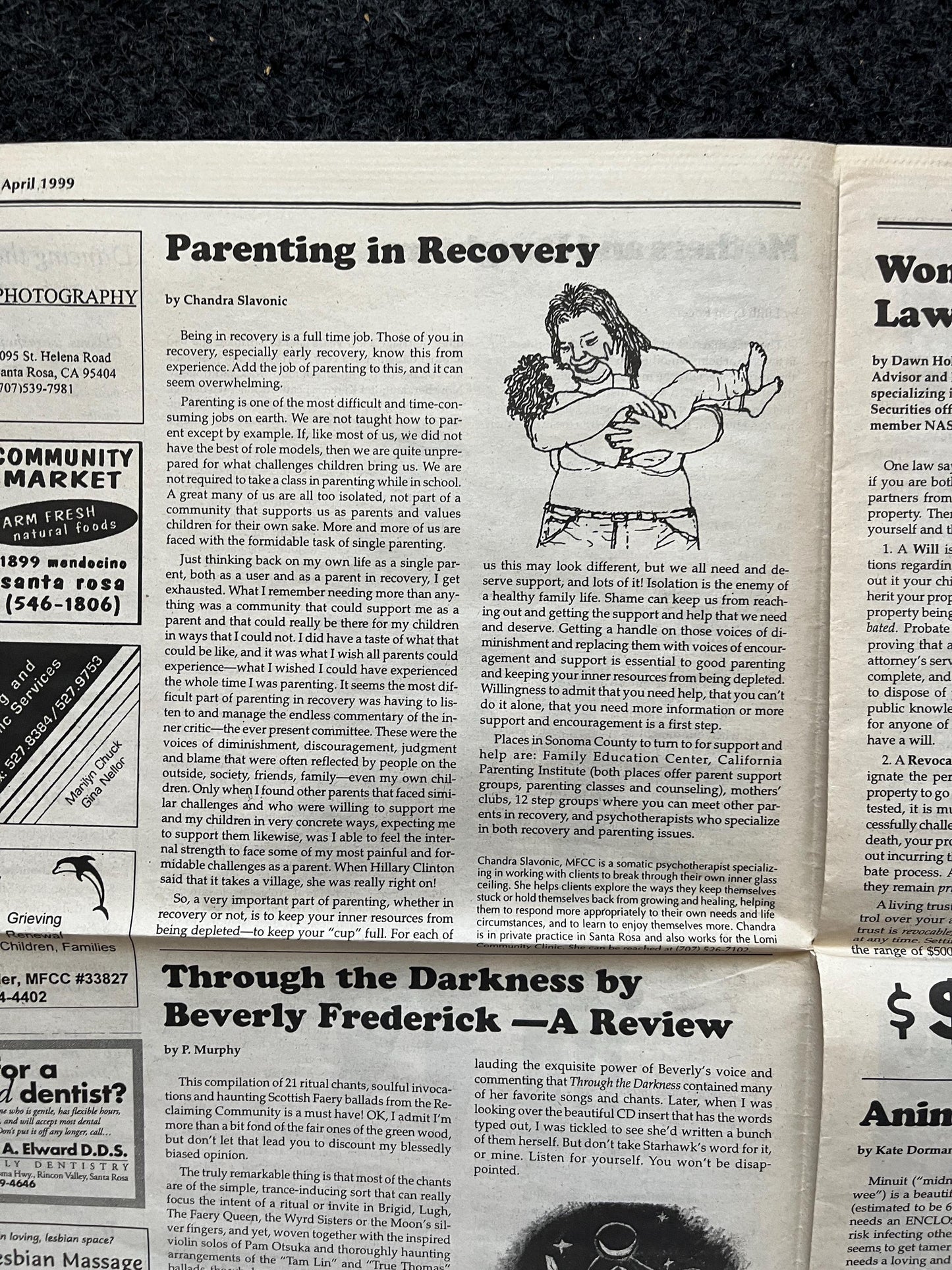 Vintage Y2K Feminist Newspaper, Womens Voice Third Wave Feminism, Gifts for Wife Mother, Feminist Gifts, Female Empowerment, Feminist Art