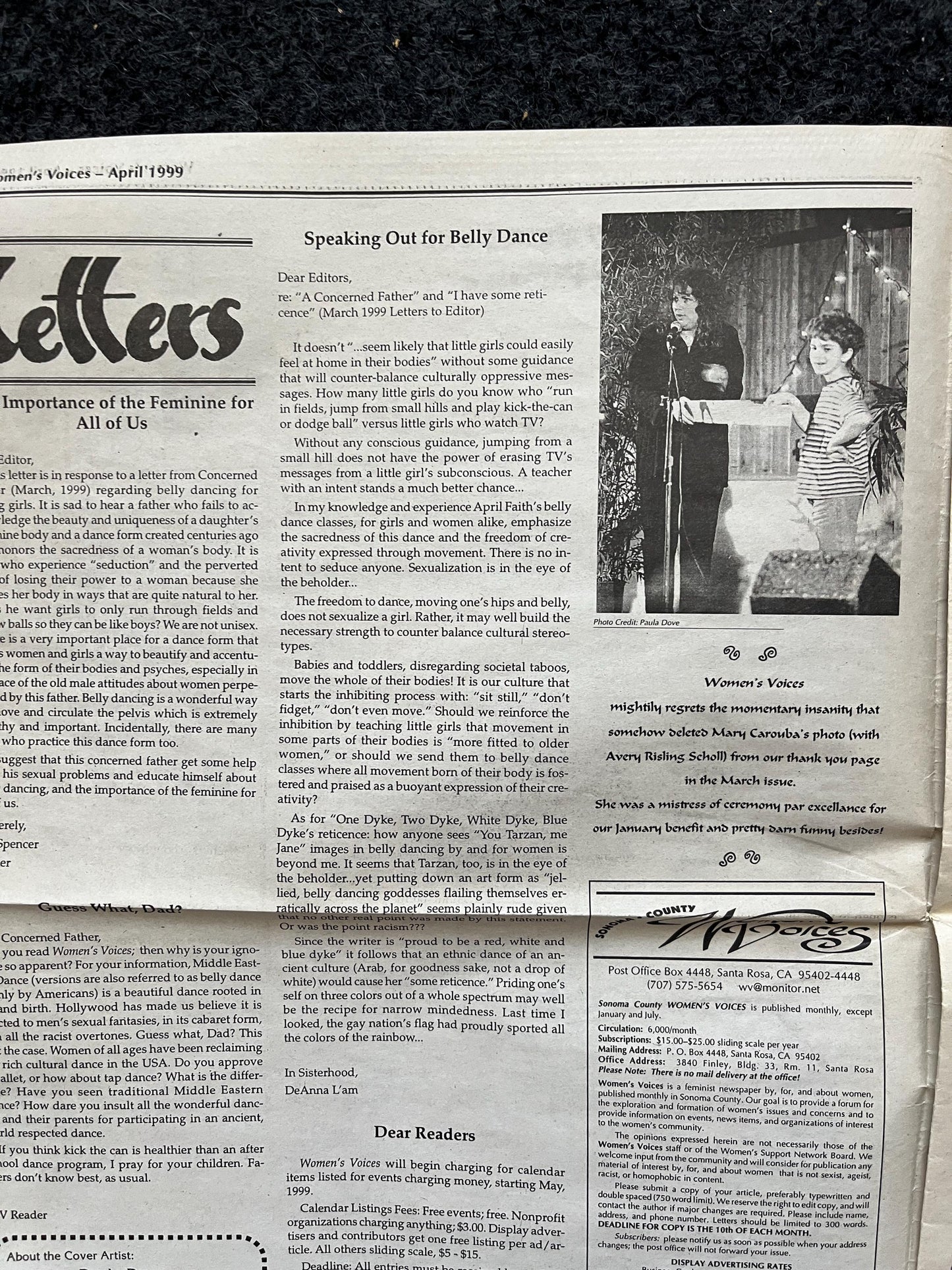 Vintage Y2K Feminist Newspaper, Womens Voice Third Wave Feminism, Gifts for Wife Mother, Feminist Gifts, Female Empowerment, Feminist Art