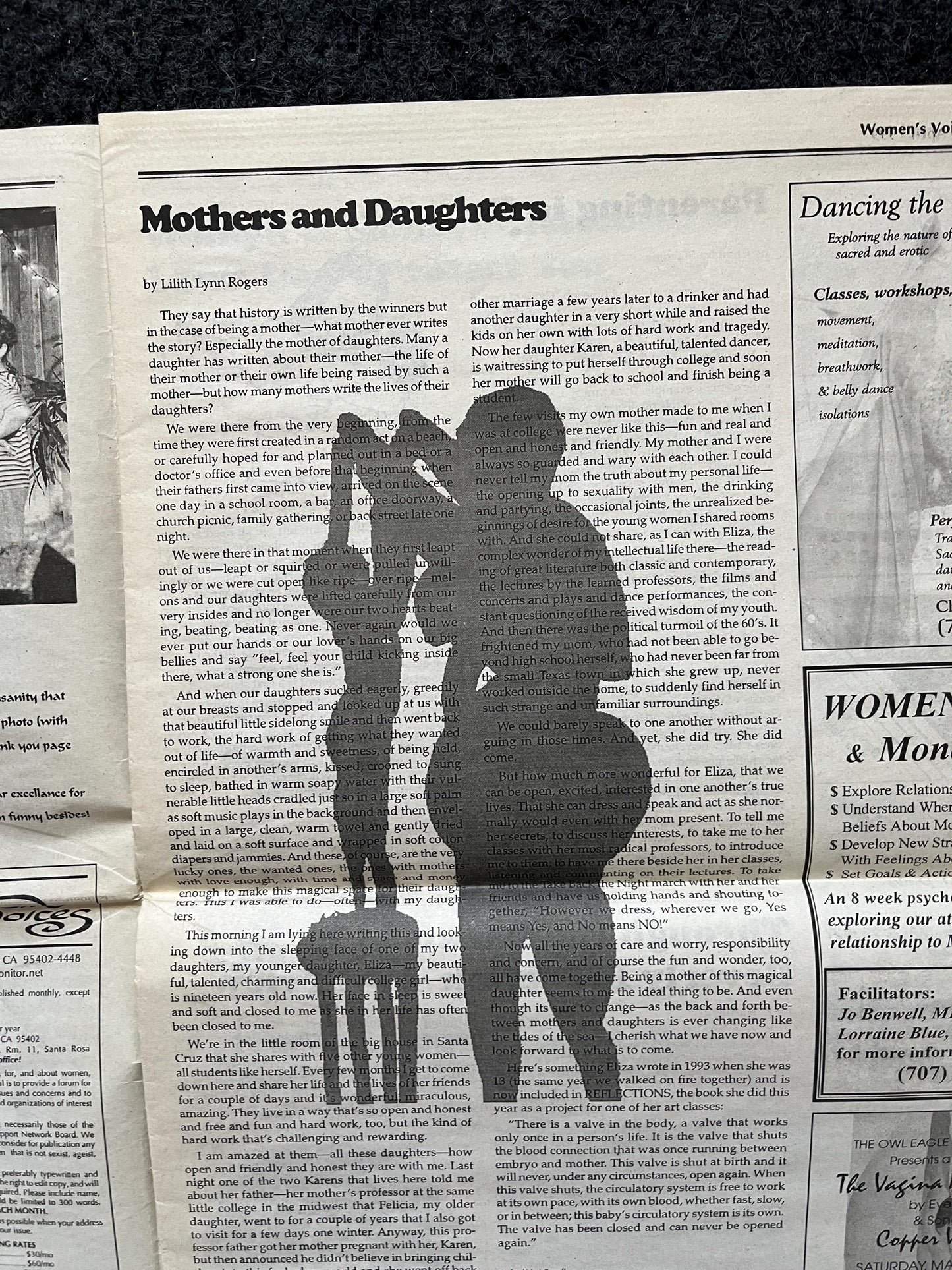 Vintage Y2K Feminist Newspaper, Womens Voice Third Wave Feminism, Gifts for Wife Mother, Feminist Gifts, Female Empowerment, Feminist Art
