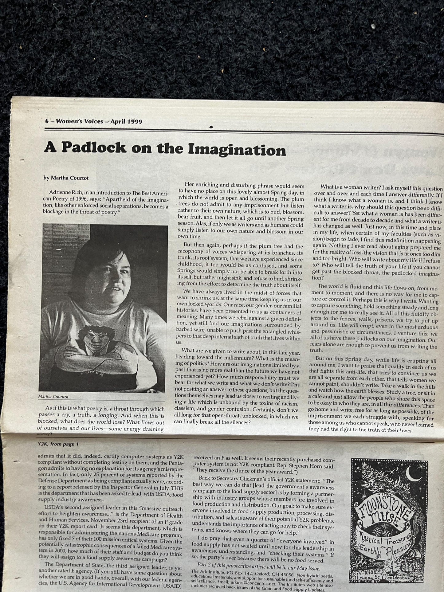 Vintage Y2K Feminist Newspaper, Womens Voice Third Wave Feminism, Gifts for Wife Mother, Feminist Gifts, Female Empowerment, Feminist Art