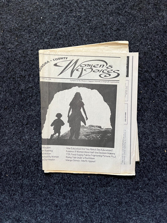 Vintage Y2K Feminist Newspaper, Womens Voice Third Wave Feminism, Gifts for Wife Mother, Feminist Gifts, Female Empowerment, Feminist Art