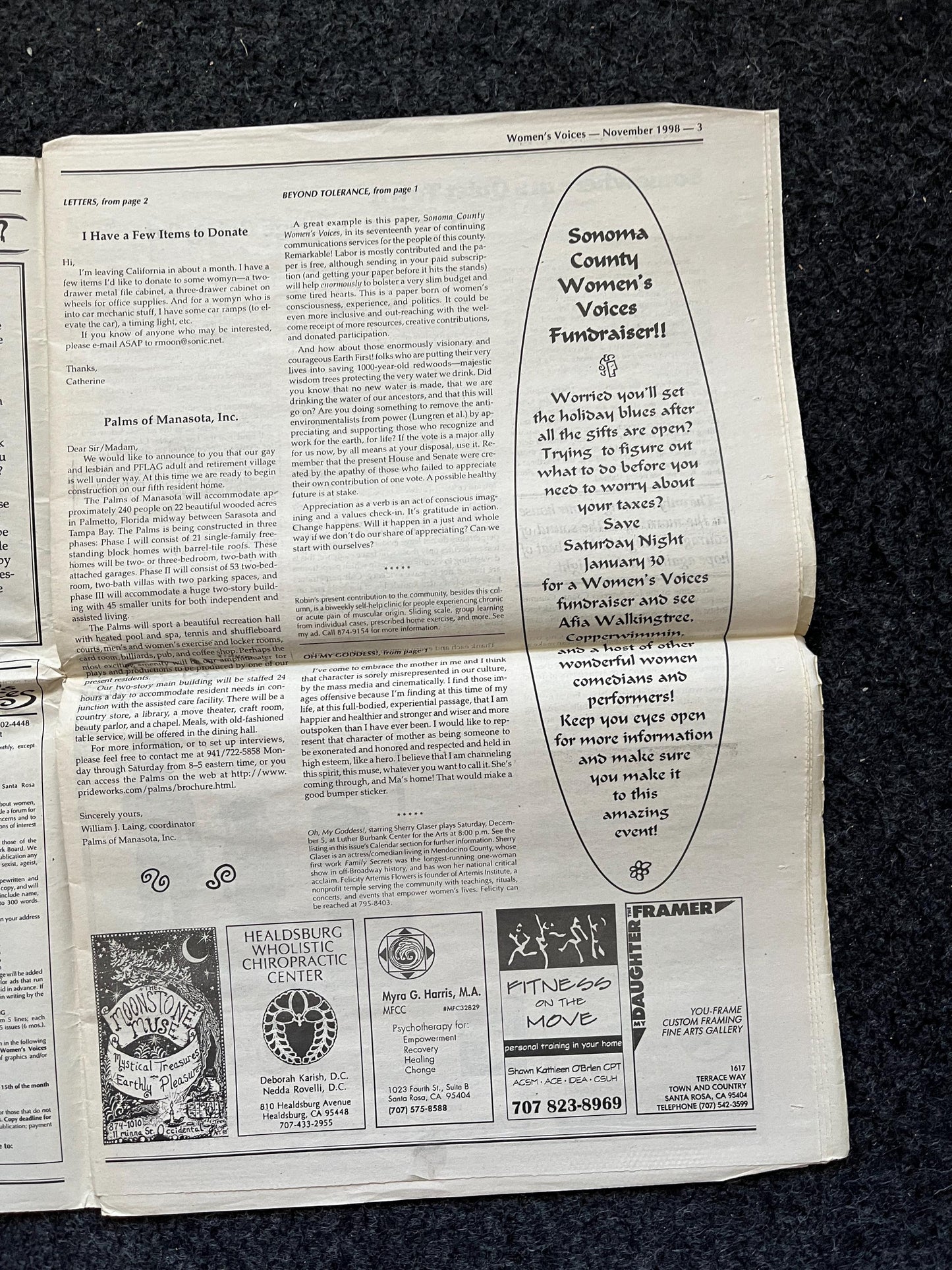 Vintage 2000 Feminist Newspaper, Womens Voice Third Wave Feminism, Gifts for Wife Mother, Feminist Gifts, Female Empowerment, Feminist Art