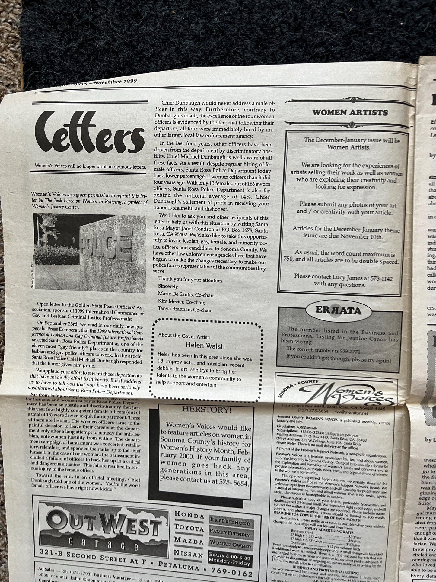 Vintage 2000 Pet Feminist Newspaper, Womens Voice Third Wave Feminism, Gifts for Wife Mother, Feminist Gifts, Female Empowerment
