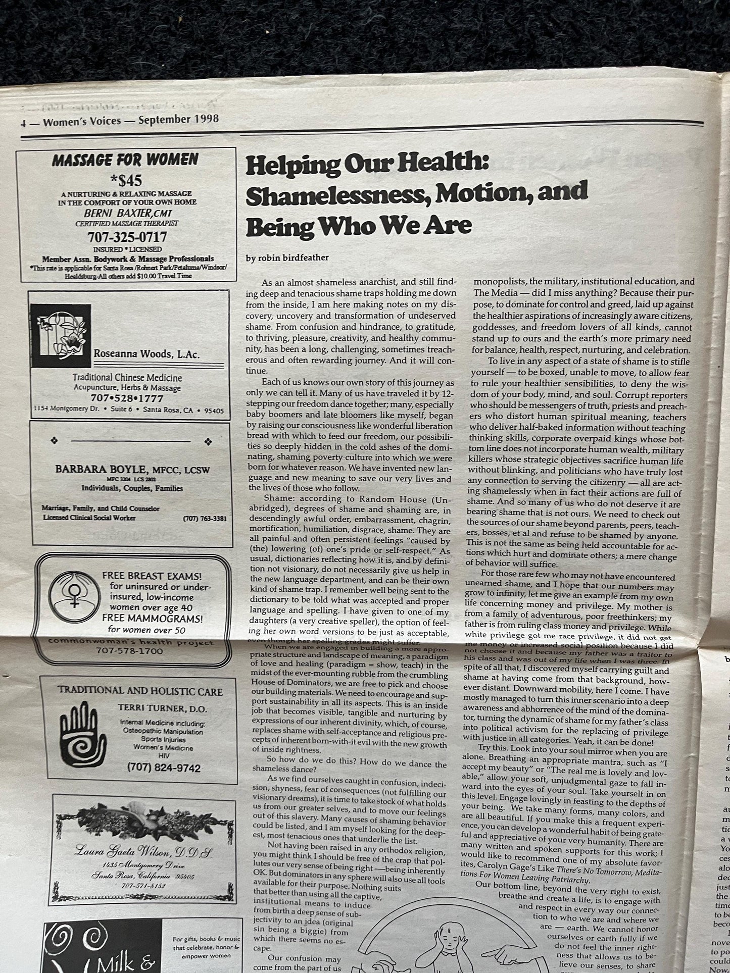 Vintage 2000 Pet Feminist Newspaper, Womens Voice Third Wave Feminism, Gifts for Wife Mother, Feminist Gifts, Female Empowerment