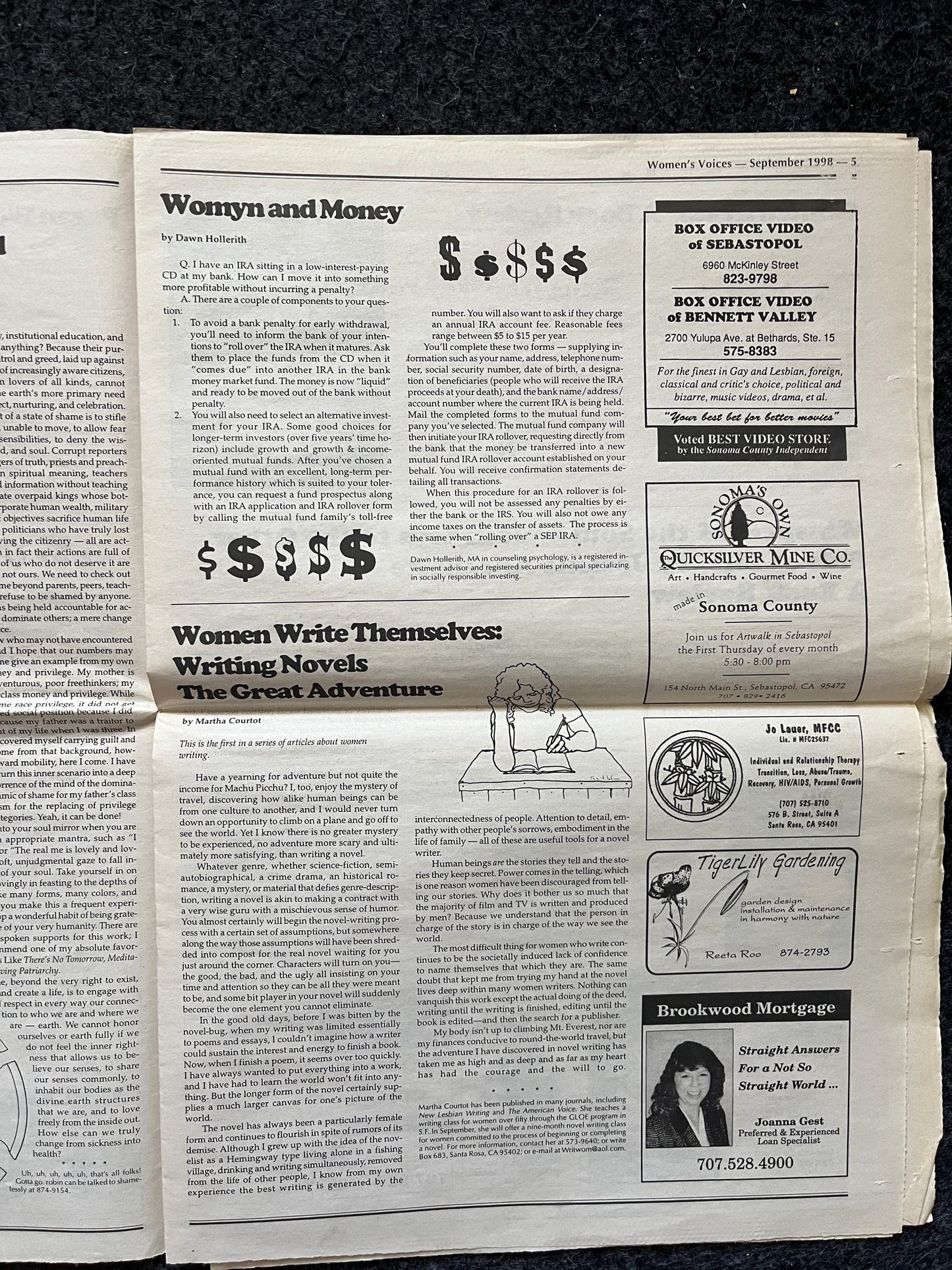 Vintage 2000 Pet Feminist Newspaper, Womens Voice Third Wave Feminism, Gifts for Wife Mother, Feminist Gifts, Female Empowerment