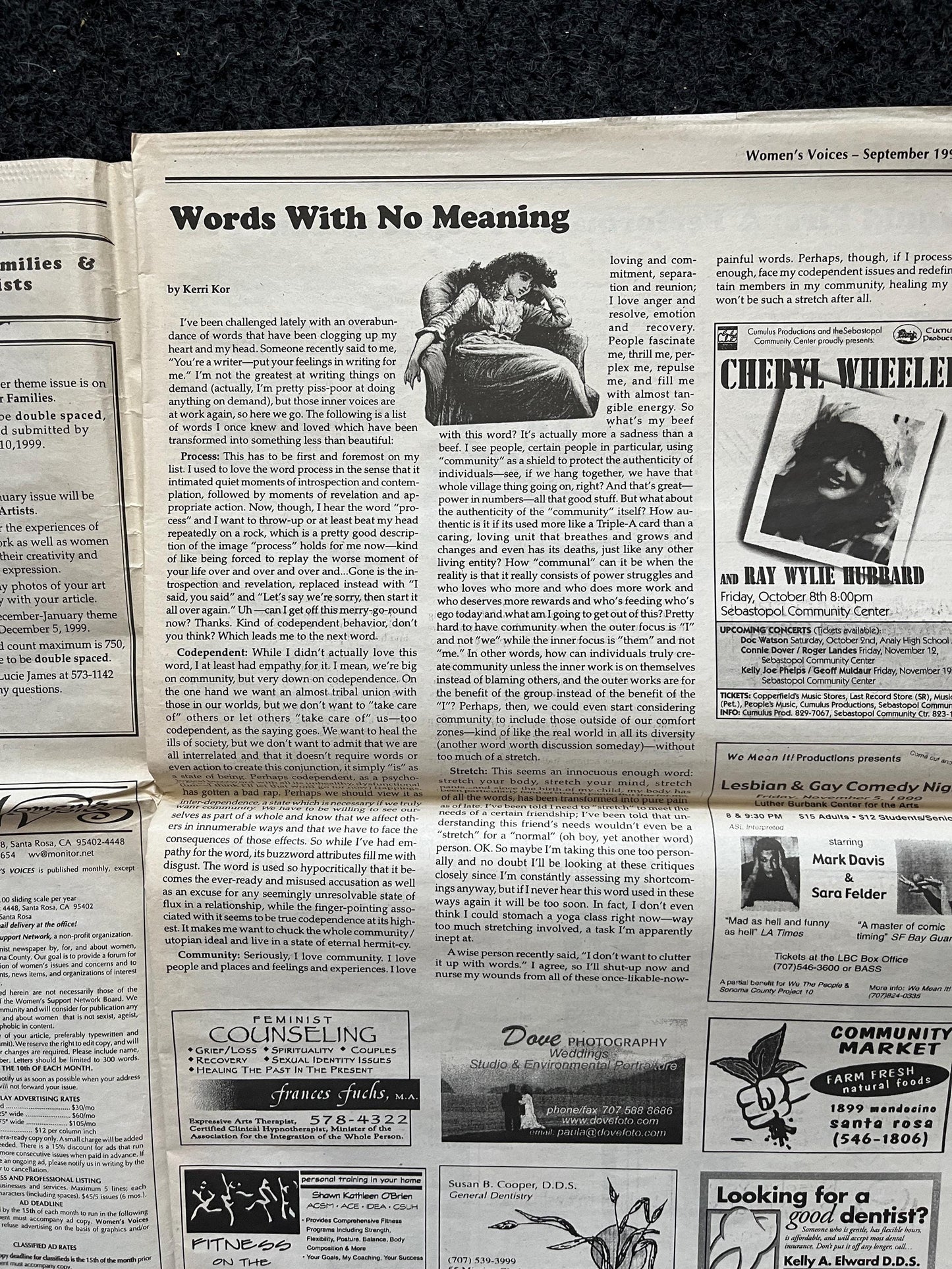 Vintage 2000 Pet Feminist Newspaper, Womens Voice Third Wave Feminism, Gifts for Wife Mother, Feminist Gifts, Female Empowerment