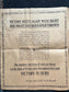 1918 Original Vintage WWI Peace Newspaper, Military Souvenirs, Vintage Christmas Gifts, Armistice Day, Veteran’s Day, military Decor Artwork