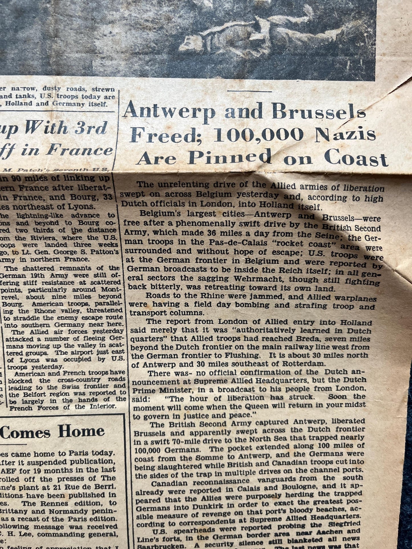 1945 German Forces Surrender in Denmark and Holland – Day Of - WW2 Memorabilia and Collectible – End of WW2 - Gifts for Military Him History