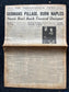 1943 Naples Destruction, Neapolitan Rebellion against German Occupation, Vintage Newspaper, Original Military Memorabilia, Military Surplus