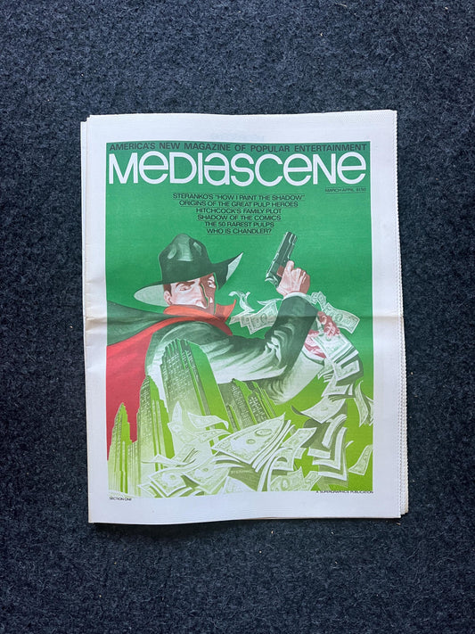 1970s Mediascene Nerdy Magazine Vintage Fanzine Newspaper, Science Fiction & Fantasy, Retro Wall Decor, Nostalgia Gifts, Geeky Collectibles