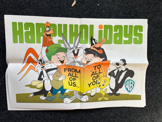 1970s Vintage Chuck Jones Cartoon Nerdy Magazine Vintage Fanzine Newspaper, Science Fiction & Fantasy, Retro Wall Decor, Nostalgia Gifts,