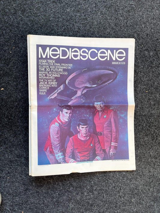 1970s Vintage Gifts for Him, Nerdy Magazine Vintage Fanzine Newspaper, Science Fiction & Fantasy, Retro Wall Decor, Nostalgia Gifts,