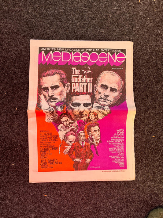 1970s Mediascene Nerdy Magazine Vintage Fanzine Newspaper, Science Fiction & Fantasy, Retro Wall Decor, Nostalgia Gifts, Geeky Collectibles