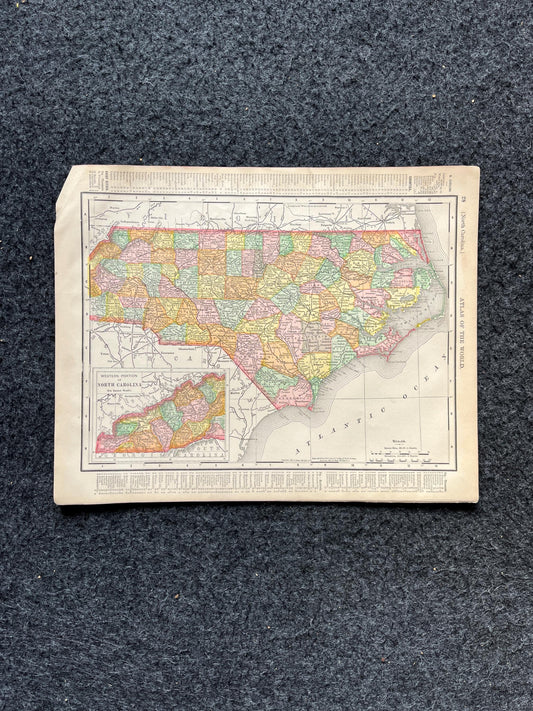 1890s Buffalo & New Jersey Map, Original Atlas Maps, Vintage Wall Decor, Collectible Wall Art, Vintage Maps, Antique Gifts for Him,
