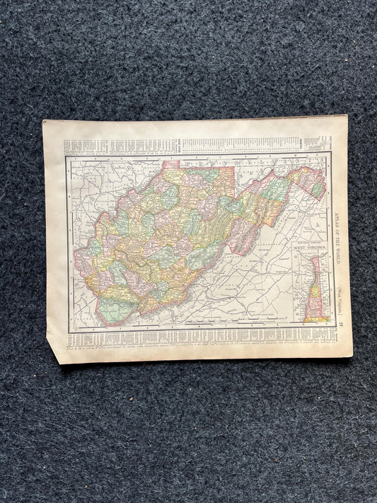 1890s Buffalo & New Jersey Map, Original Atlas Maps, Vintage Wall Decor, Collectible Wall Art, Vintage Maps, Antique Gifts for Him,