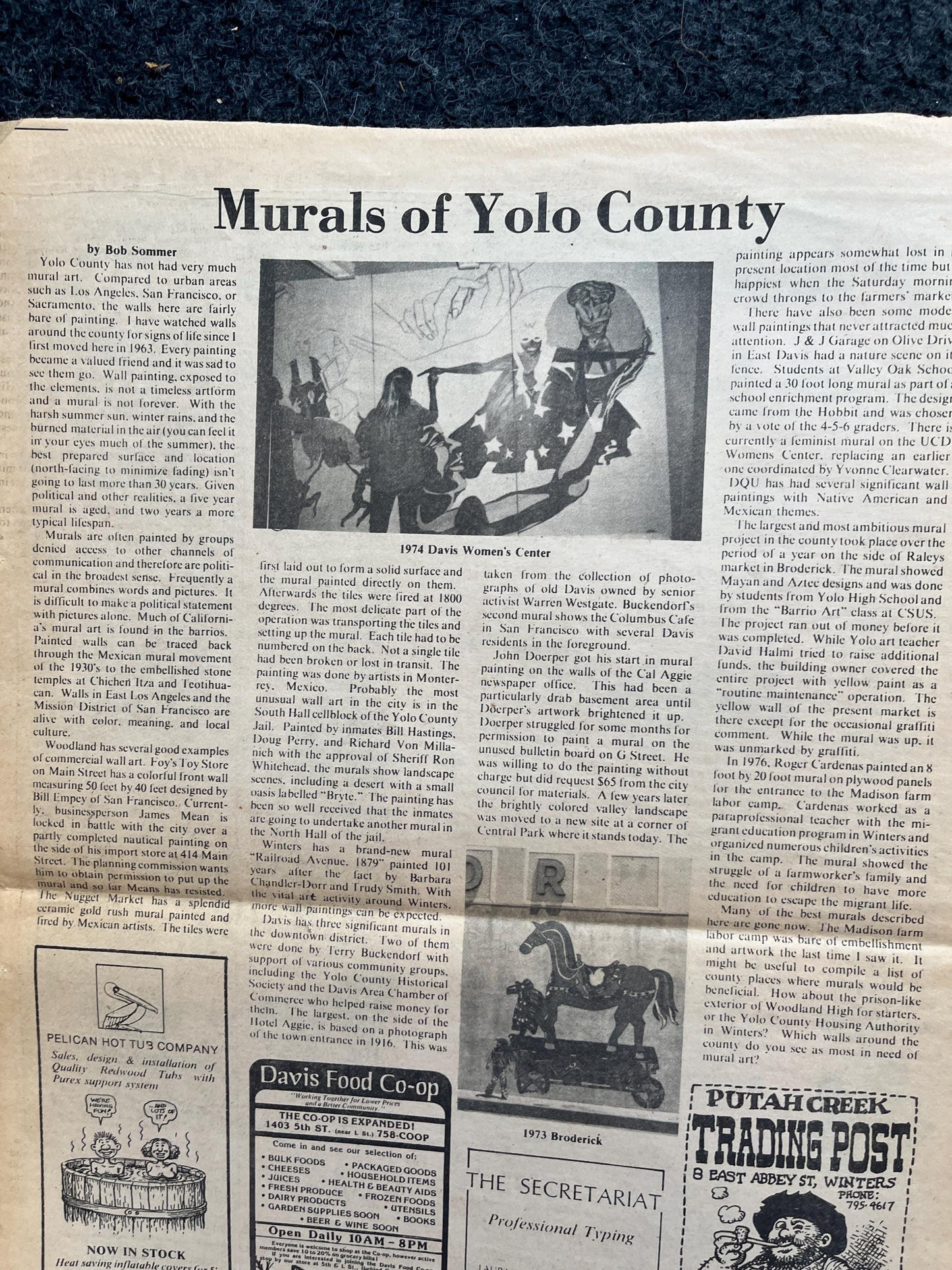 1980 Native American Halloween Themed Newspaper Black Panther Party, Underground Far-Left Newspaper, Vintage Newspaper, Indigenous Gifts
