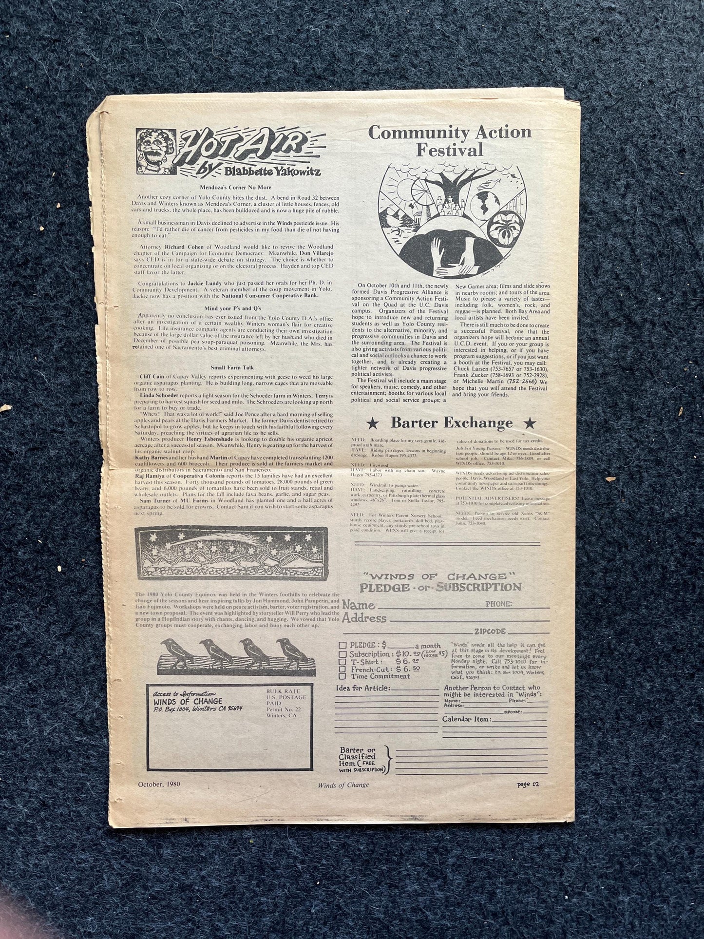 1980 Native American Halloween Themed Newspaper Black Panther Party, Underground Far-Left Newspaper, Vintage Newspaper, Indigenous Gifts