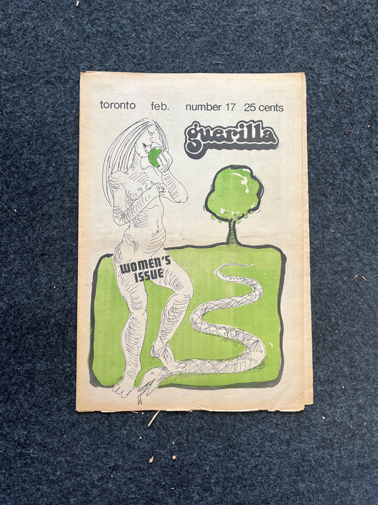 Feminist Issue Canadian Underground Newspaper, Black Panther Party, Underground Far-Left, Vintage Newspaper Goblin Wall Decor, Grunge Art
