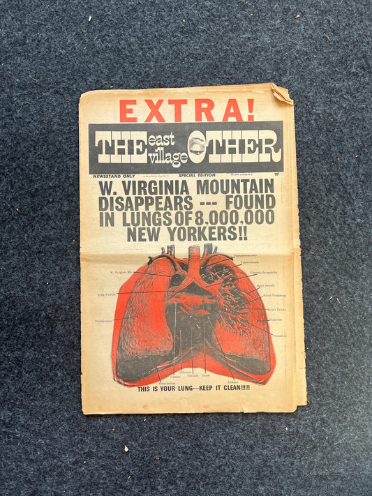 1970s CounterCulture The Other Tribune, Black Panther Party, Underground Far-Left Newspaper, Vintage Newspaper, Goblin Wall Decor, Cottage