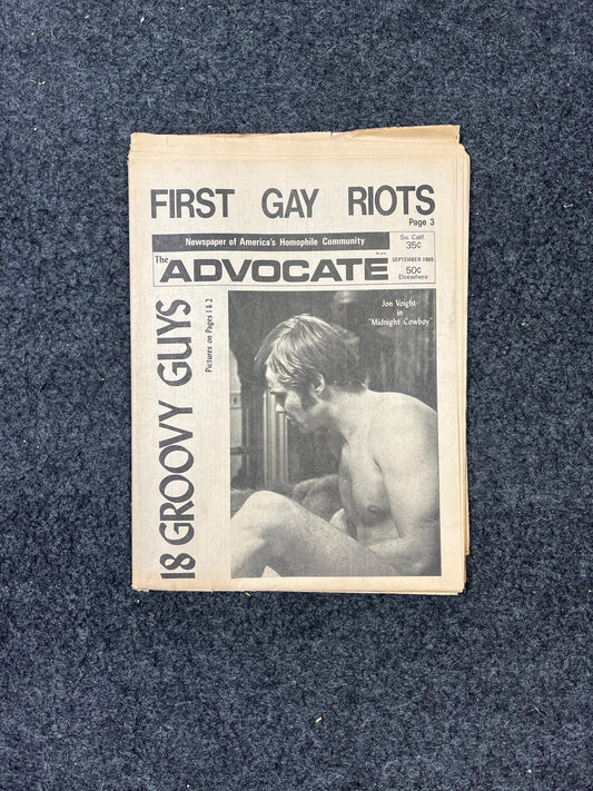 Vintage 1969 Stonewall Riots Report LGBT  Newspaper, LGBTQIA Memorabilia, Queer Gifts Artworks, Lesbian gift, Gay Books Magazine