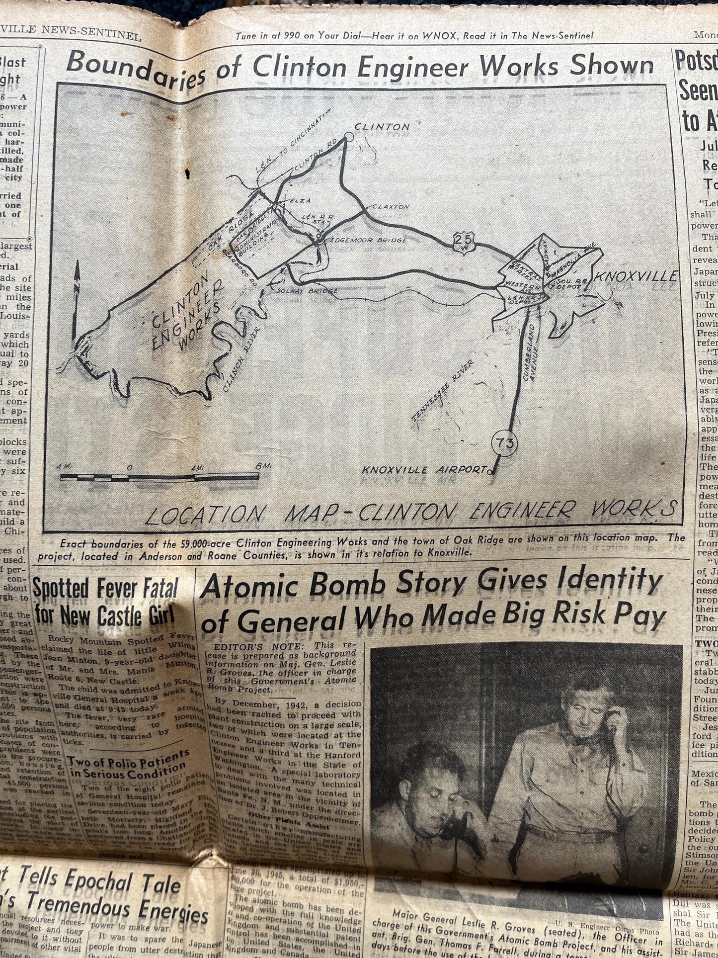 DAY OF Atomic Bombing of Hiroshima, Enola Gay, World War 2 Memorabilia, WW2 Propaganda, Vintage Newspaper Collectible, Military Gifts,