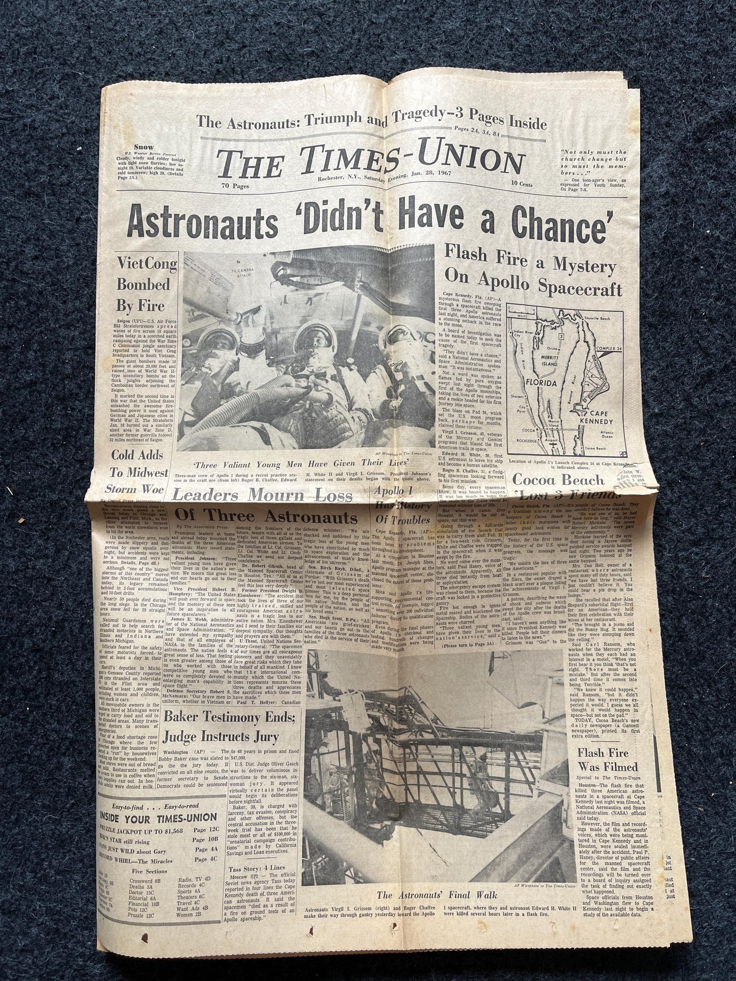 Apollo I Disaster - NASA Fire Kills 3 Astronauts - Space Tragedy and Disaster Apollo 1 Fire 1967 - Day Of