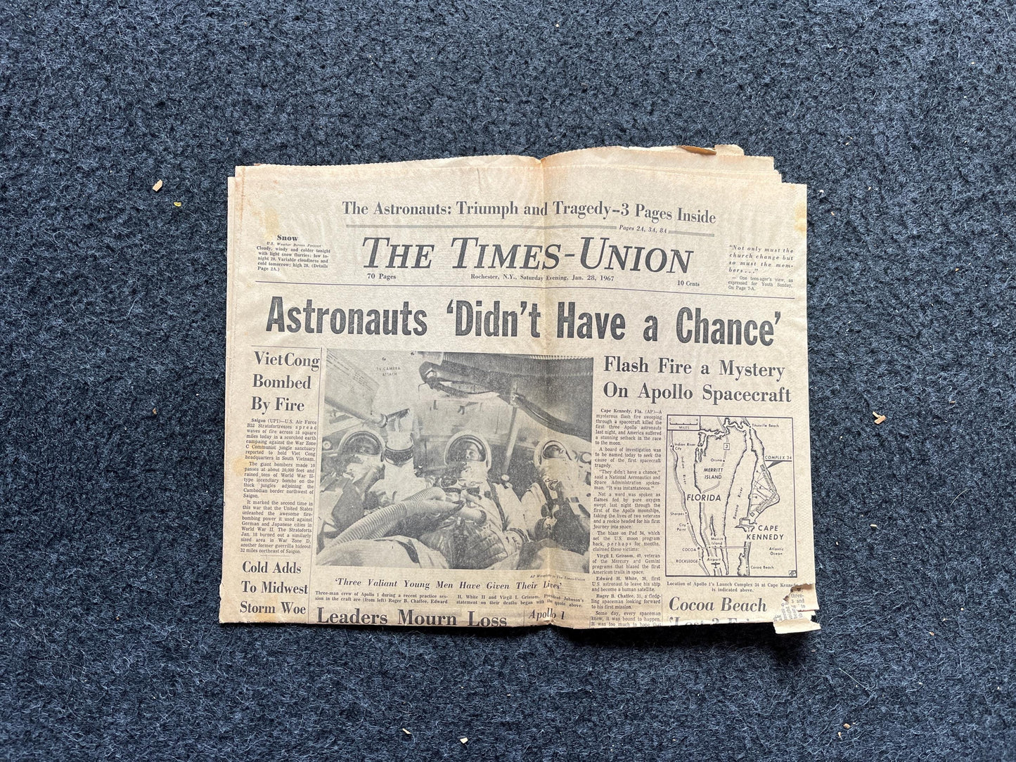 Apollo I Disaster - NASA Fire Kills 3 Astronauts - Space Tragedy and Disaster Apollo 1 Fire 1967 - Day Of