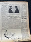 1943 Naples Destruction, Neapolitan Rebellion against German Occupation, Vintage Newspaper, Original Military Memorabilia, Military Surplus