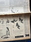 1943 Naples Destruction, Neapolitan Rebellion against German Occupation, Vintage Newspaper, Original Military Memorabilia, Military Surplus