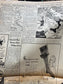 1943 Naples Destruction, Neapolitan Rebellion against German Occupation, Vintage Newspaper, Original Military Memorabilia, Military Surplus
