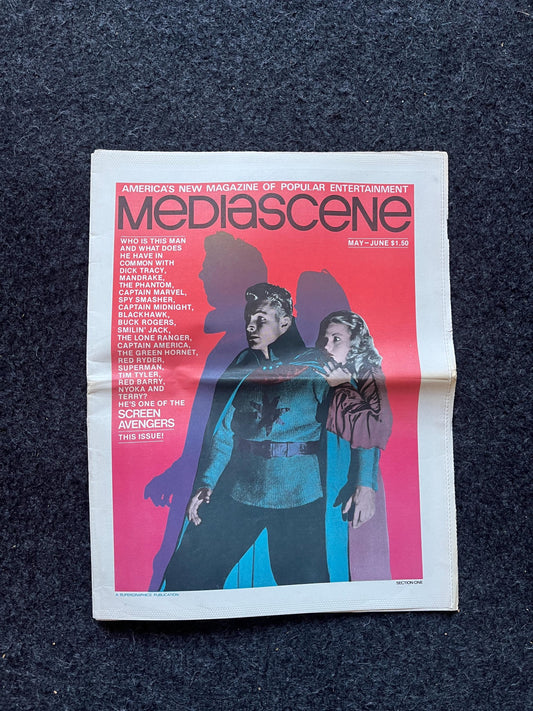 1970s Mediascene Nerdy Magazine Vintage Fanzine Newspaper, Science Fiction & Fantasy, Retro Wall Decor, Nostalgia Gifts, Geeky Collectibles