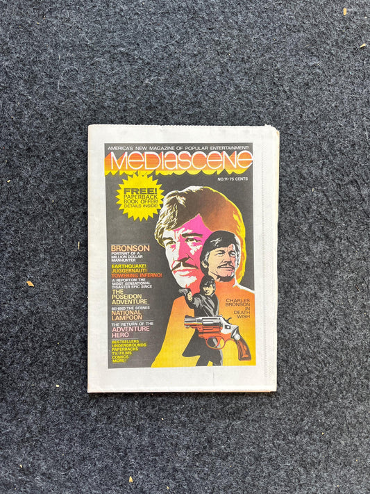 1970s Mediascene Nerdy Magazine Vintage Fanzine Newspaper, Science Fiction & Fantasy, Retro Wall Decor, Nostalgia Gifts, Geeky Collectibles