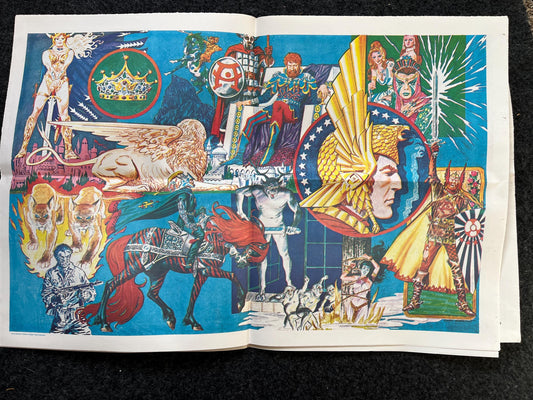 1970s Mediascene Nerdy Magazine Vintage Fanzine Newspaper, Science Fiction & Fantasy, Retro Wall Decor, Nostalgia Gifts, Geeky Collectibles