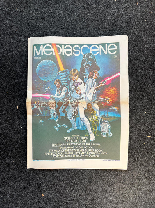 1970s Vintage Space Opera Nerdy Magazine Vintage Fanzine Newspaper, Science Fiction & Fantasy, Retro Wall Decor, Nostalgia Gifts,
