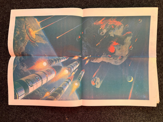1970s Vintage Gifts for Him, Nerdy Magazine Vintage Fanzine Newspaper, Science Fiction & Fantasy, Retro Wall Decor, Nostalgia Gifts,