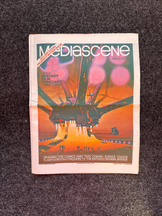 1970s Vintage Gifts for Him, Nerdy Magazine Vintage Fanzine Newspaper, Science Fiction & Fantasy, Retro Wall Decor, Nostalgia Gifts,