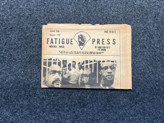 Anti-Vietnam Veteran Newspaper, Black Panther Party, Underground Far-Left Newspaper, Vintage Newspaper, Texas Wall Decor, Military Gifts