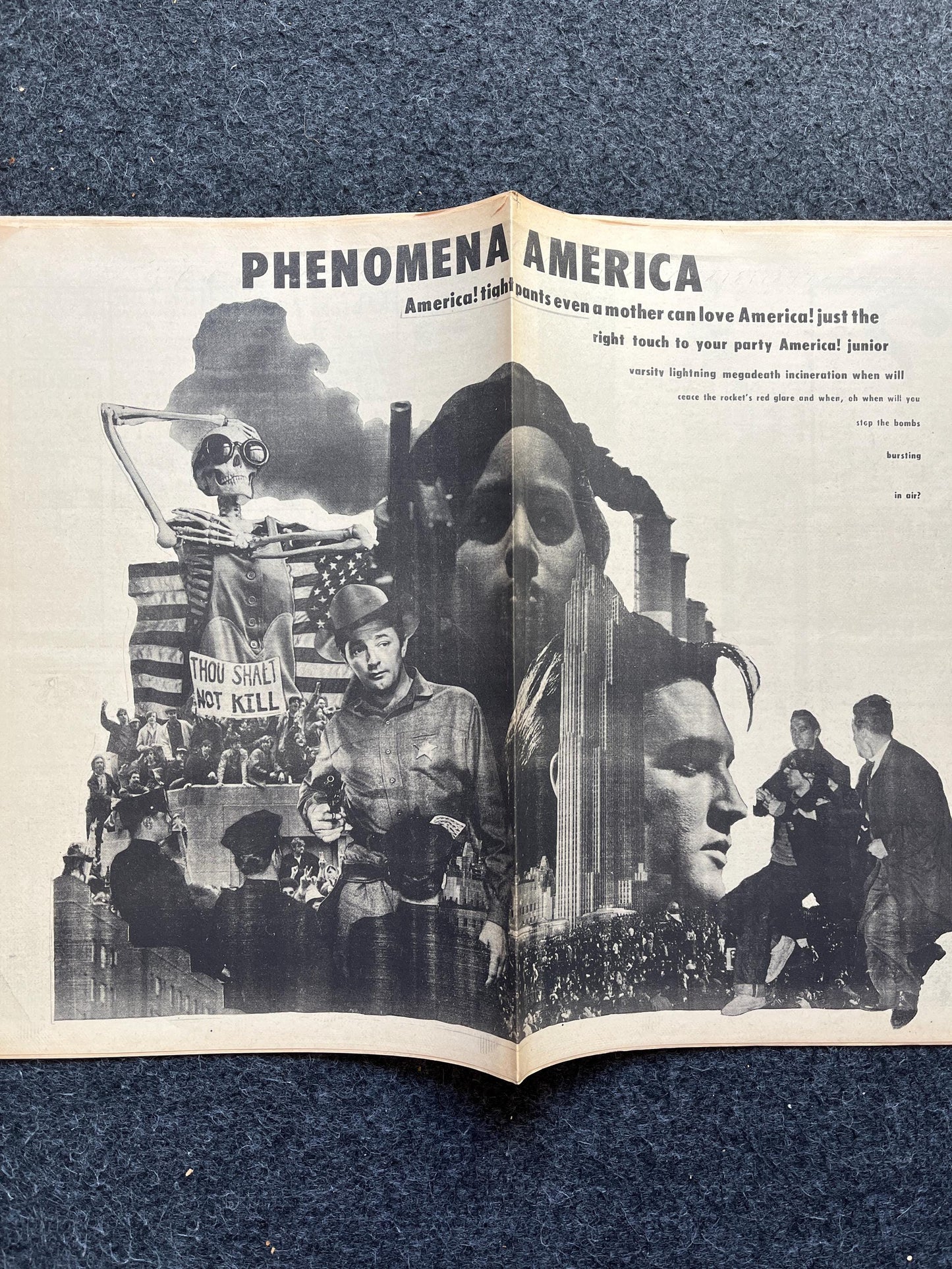 1970s CounterCulture LGBT The East Village, Black Panther Party, Underground Far-Left Newspaper, Vintage Newspaper, Original Newspaper