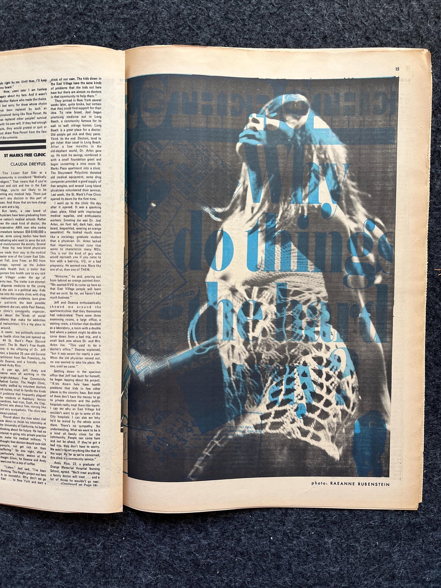 1970s CounterCulture LGBT The East Village, Black Panther Party, Underground Far-Left Newspaper, Vintage Newspaper, Original Newspaper