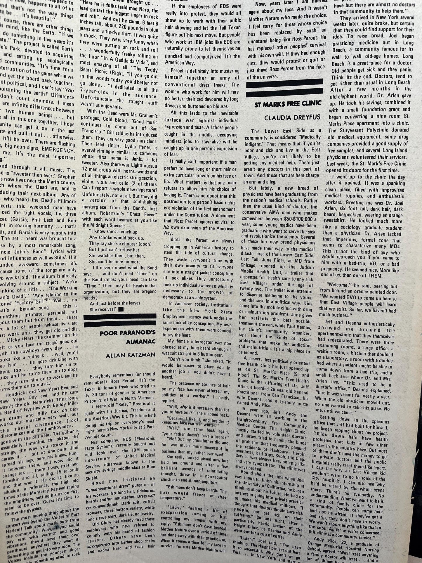 1970s CounterCulture LGBT The East Village, Black Panther Party, Underground Far-Left Newspaper, Vintage Newspaper, Original Newspaper