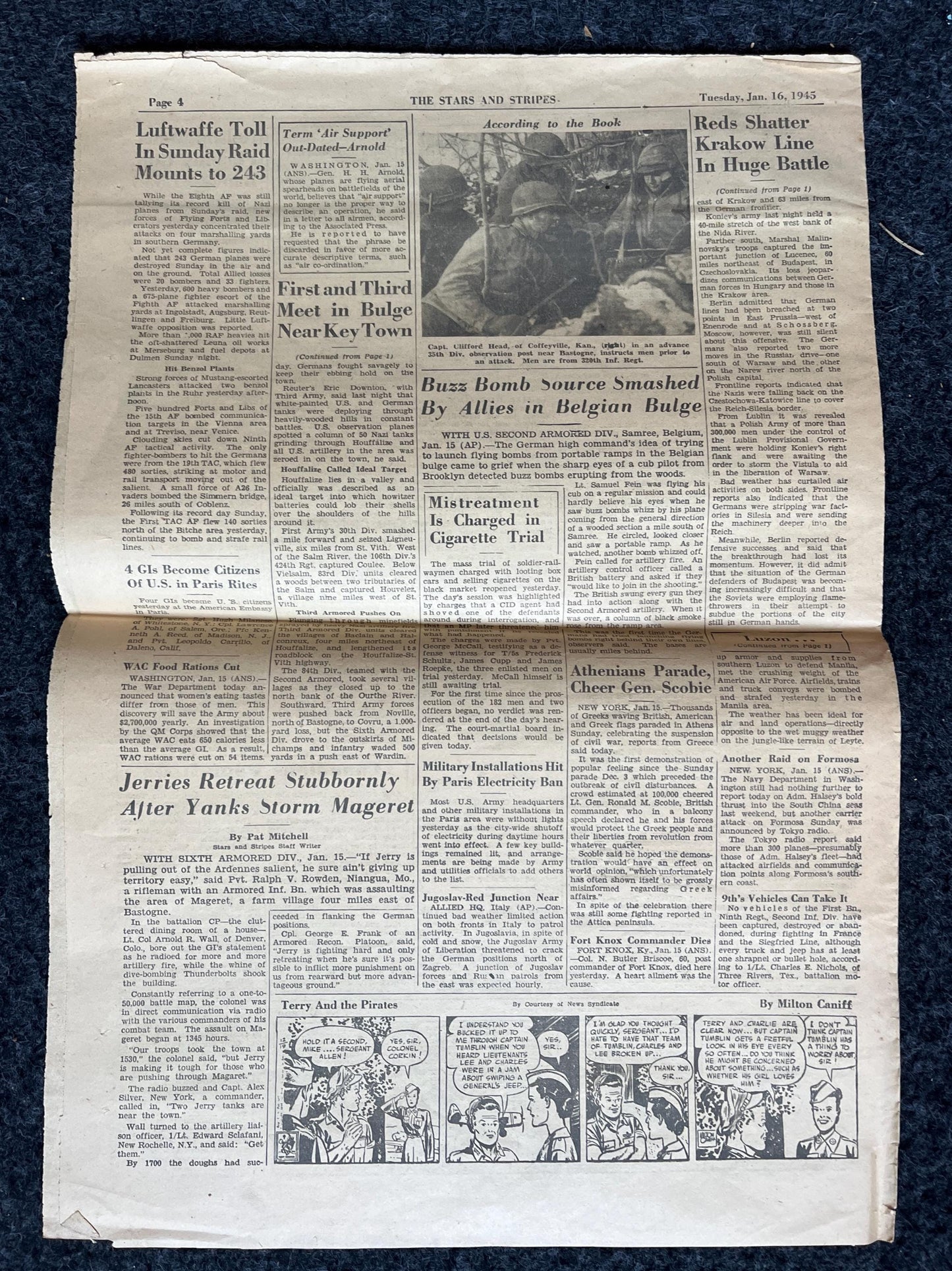 1945 Battle of the Bulge, German Belgian History, World War 2 Memorabilia, Germany WW2, Original Newspaper Military Memorabilia, History Gif