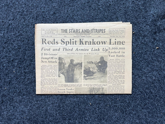 1945 Battle of the Bulge, German Belgian History, World War 2 Memorabilia, Germany WW2, Original Newspaper Military Memorabilia, History Gif