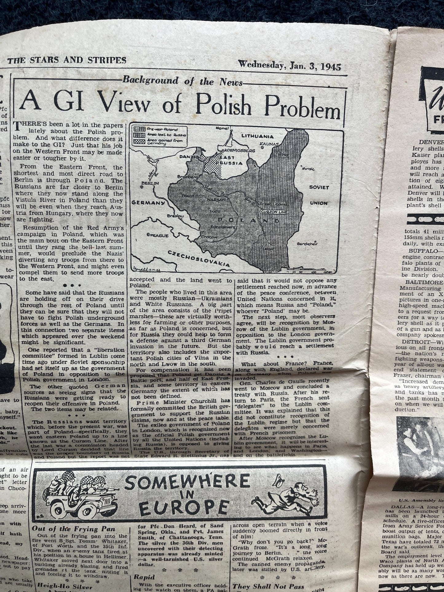 1945 Battle of the Bulge, German Belgian History, World War 2 Memorabilia, Germany WW2, Original Newspaper Military Memorabilia, History Gif