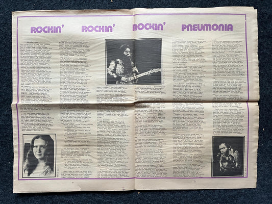 1970s Houston Texas Underground Newspaper The Mockingbird, Houston Far-Left Newspaper, Vintage Newspaper, Texas Wall Decor, Lone Star State,