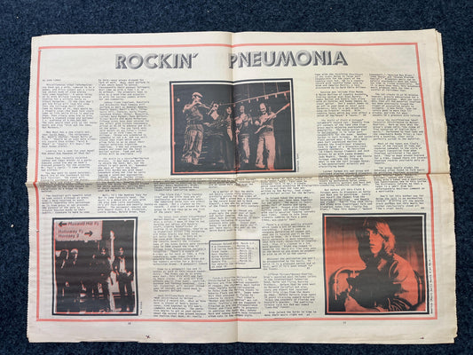 1970s Houston Texas Underground Newspaper The Mockingbird, Houston Far-Left Newspaper, Vintage Newspaper, Texas Wall Decor, Lone Star State,