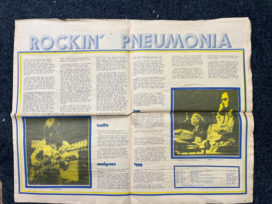 1970s Houston Texas Underground Newspaper The Mockingbird, Houston Far-Left Newspaper, Vintage Newspaper, Texas Wall Decor, Lone Star State,