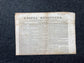 1840s Christian Religious Newspaper, Original Christian Memorabilia, Jesus Prayer and Protestant Wall Decor, Evangelical Art Decor, Catholic