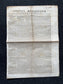 1840s Christian Religious Newspaper, Original Christian Memorabilia, Jesus Prayer and Protestant Wall Decor, Evangelical Art Decor, Catholic